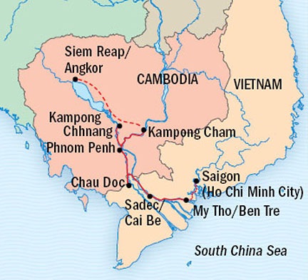 Around the World Private Jet Jahan Cruises - Lindblad Cruises Jahan January 6-19 2021 Siem Reap, Cambodia to Ho Chi Minh City, Vietnam