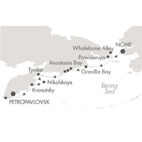Cruises L Austral September 7-21 2016 Nome, AK, United States to Petropavlovsk-Kamchatskiy, Russia