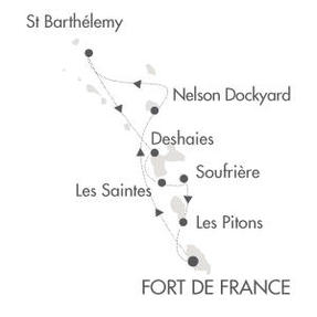 Cruises Le Ponant March 12-18 2016 Fort-de-France, Martinique to Fort-de-France, Martinique