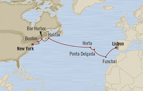 Oceania Marina May 14-28 2016 New York, NY, United States to Lisbon, Portugal