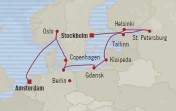 Oceania Marina September 3-15 2016 Stockholm, Sweden to Amsterdam, Netherlands