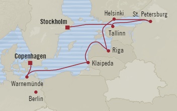 Oceania Nautica August 18-28 2016 Stockholm, Sweden to Copenhagen, Denmark