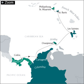 Cruises Tere Moana March 11-19 2016 Col�n, Panama to Philipsburg, Sint Maarten