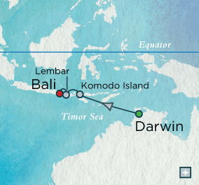 From Barrier Reef to Bali: Crystal Getaways Map February 23-28 2014 - 5 Days crystal symphony 2014
