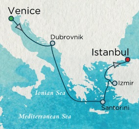 Crystal Cruises Serenity 2017 June 4-11 Venice, Italy to Istanbul, Turkey