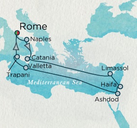 Crystal Cruises Serenity 2017 October 1-15 Rome (Civitavecchia), Italy to Rome (Civitavecchia), Italy