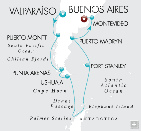 Antarctic Discovery Map