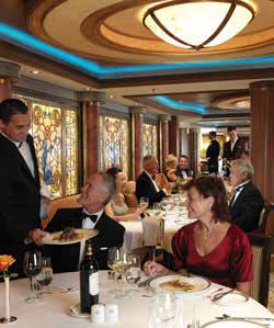 Cunard Cruise Queen Mary 2 qm 2 Queens Grill Restaurant