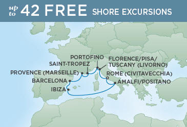 Itinerary Map Super fast lower price quotes - Email or Phone call. Do not option your REGENT SEVEN SEAS VOYAGER Cruise ANYWHERE ELSE before you CONTACT US. Why pay more than you have to?