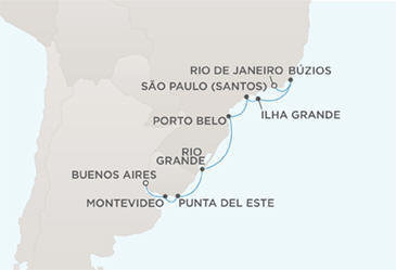 Route Map Regent Seven Seas Cruises Mariner
