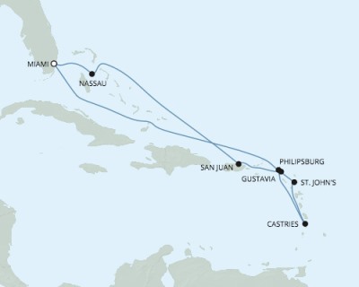 Seven Seas Explorer - RSSC February 4-14 2017 Cruises Miami, FL, United States to Miami, FL, United States