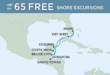 Seven Seas navigator December 17-27 2015 Miami, Florida to Miami, Florida