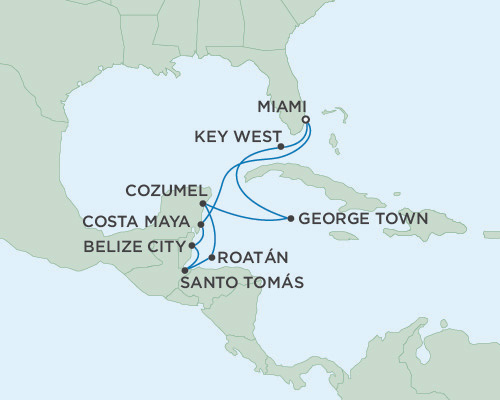 Seven Seas Navigator January 30 February 9 2016 Miami, Florida to Miami, Florida