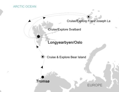 Silversea Silver Explorer July 29 August 8 2017 Tromso, Norway to Longyearbyen, Svalbard And January Mayen