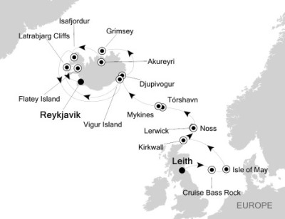 Silversea Silver Explorer June 19-30 2017 Leith, United Kingdom to Reykjavk, Iceland