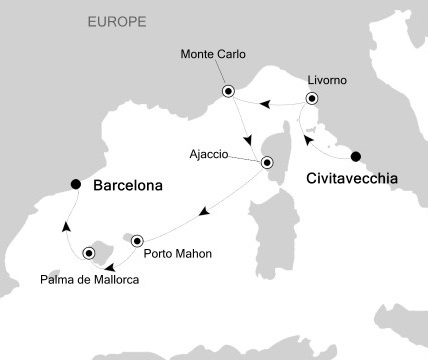 Silversea Silver Wind Expedition November 8-15 2016 Rome (Civitavecchia), Italy to Barcelona, Spain