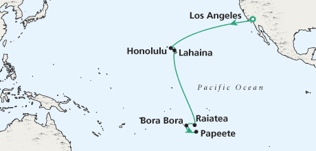 Deluxe Honeymoon Cruises World Voyage I: Polynesia Tradewinds Crystal Cruise Serenity