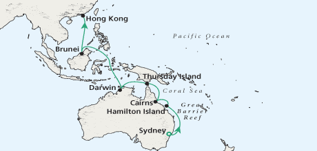 Deluxe Honeymoon Cruises World Voyage III, Journey to the Far East Honeymoon Crystal