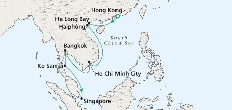 Cruise Single-Solo Balconies and Suites World Voyage, Serenity of the South China Sea