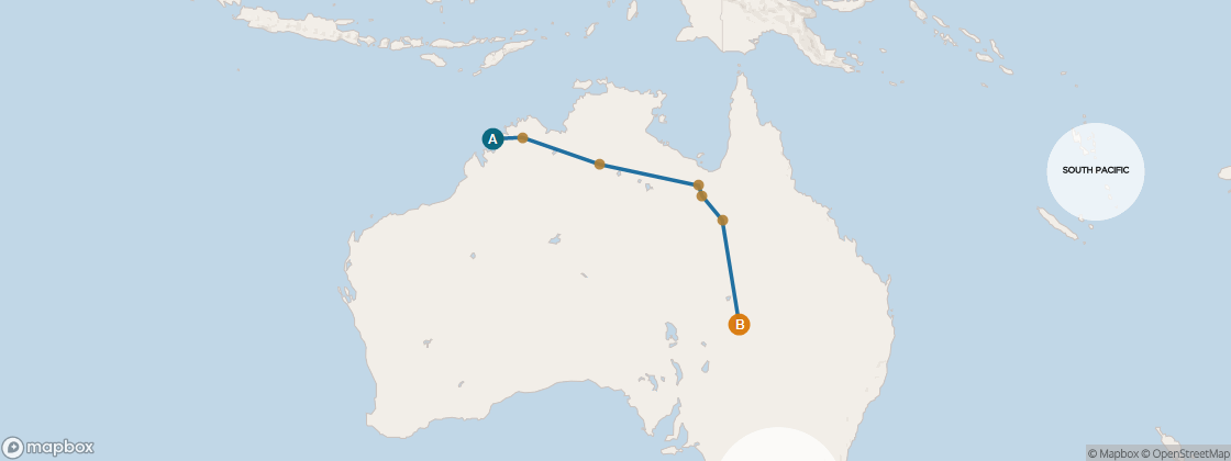 Seven Seas Mariner Voyage MAR271207 itinerary map from Bali (Benoa) to Sydney, December 7-21 2027, 14 days
