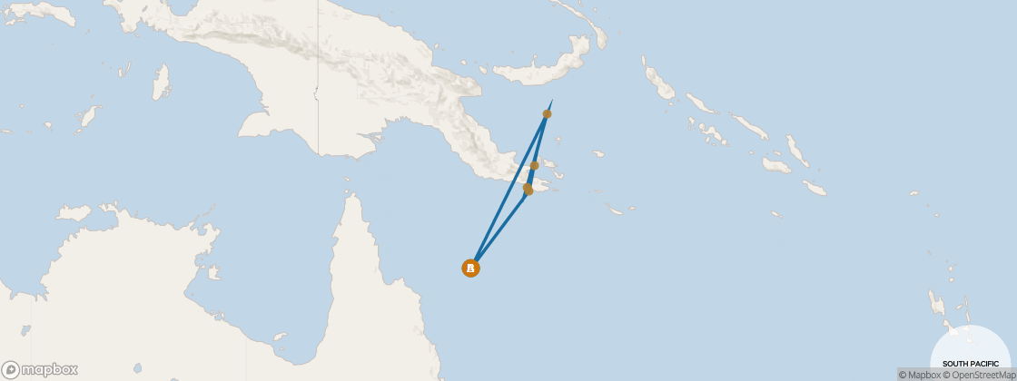 Seven Seas Navigator Voyage NAV270725 itinerary map from CAIRNS to CAIRNS, July 25-August 3 2027, 9 days