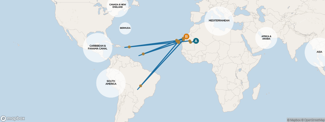 Seven Seas Splendor Voyage SPL260619A itinerary map from Athens (Piraeus) to Monte Carlo, June 19-July 6 2026, 17 days