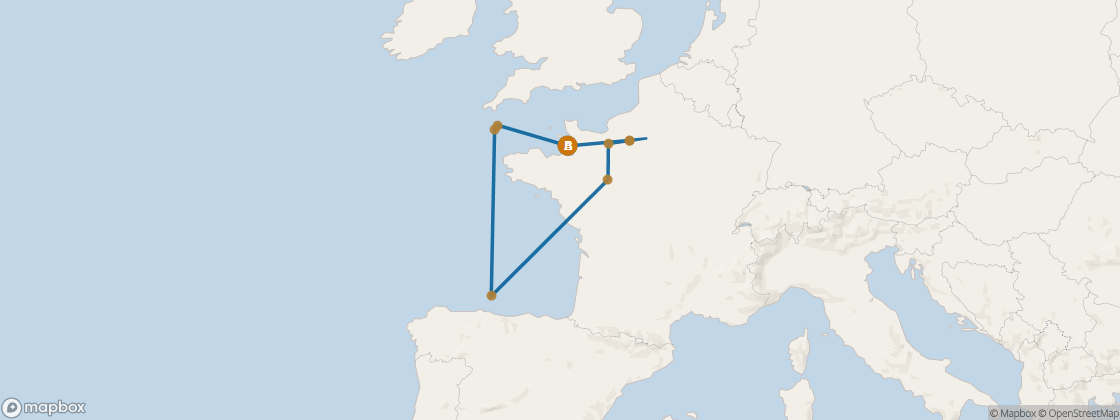 Seven Seas Voyager Voyage VOY260803 itinerary map from London (Southampton) to London (Southampton), August 3-12 2026, 9 days