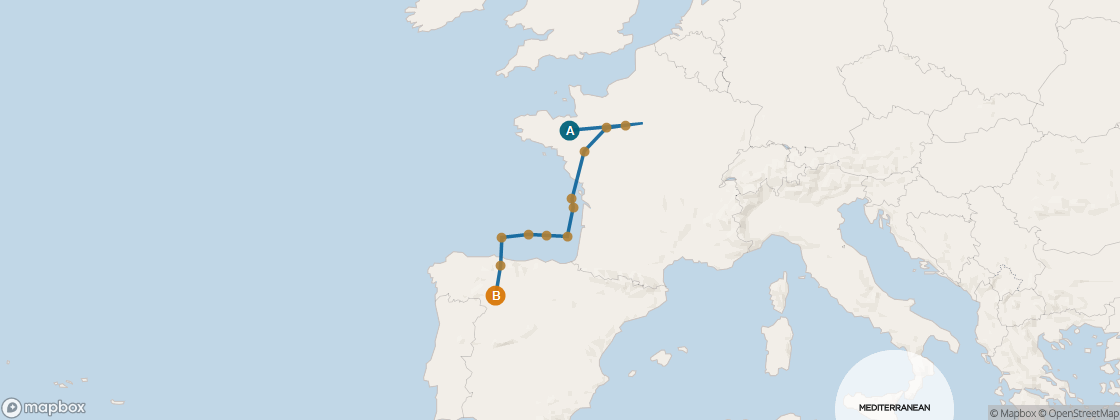 Seven Seas Voyager Voyage VOY270914 itinerary map from London (Southampton) to Lisbon, September 14-27 2027, 13 days