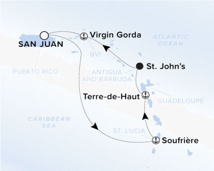 Ritz-Carlton Yacht Cruises 2024 Ilma 11241114 Map