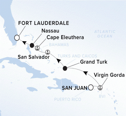 Ritz-Carlton Yacht Cruises 2025 Ilma 12250328 map.