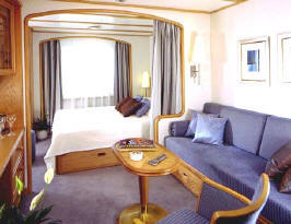 Owner Suite, Penthouse, Grand Suite, Concierge, Veranda, Inside Charters/Groups Seadream Cruise Cruise: Yacht Club Stateroom