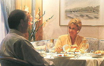 Charters, Groups, Penthouse, Balcony, Windows, Owner Suite, Veranda - Luxury Seabourn Cruises: Dinner on a Casual Night