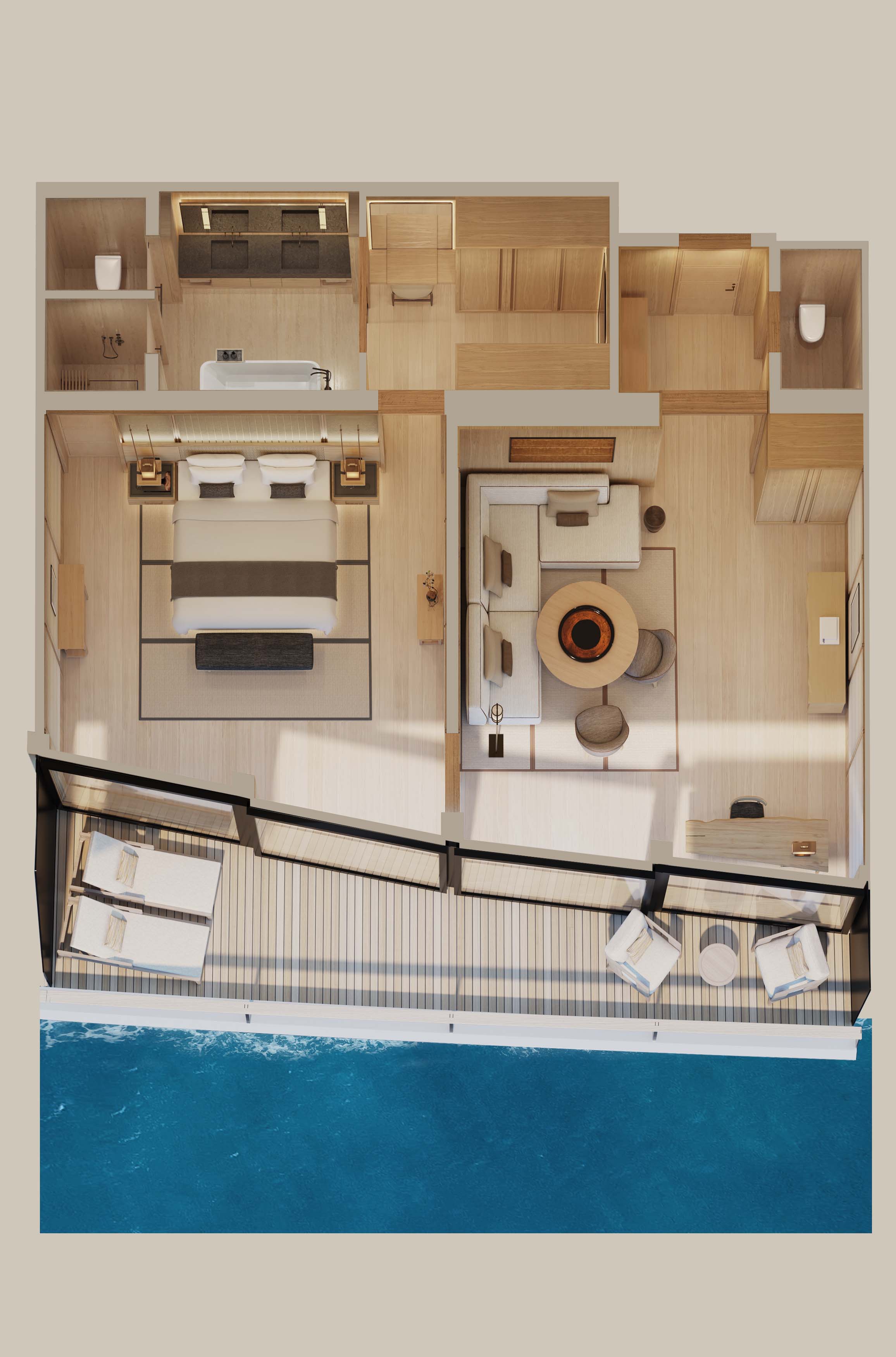 Amangati Grand Suite floor plan