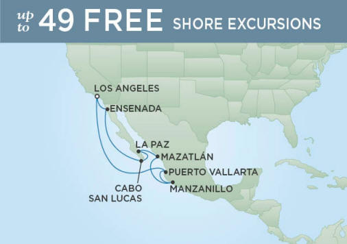 Itinerary Map Regent Seven Seas Mariner 2022