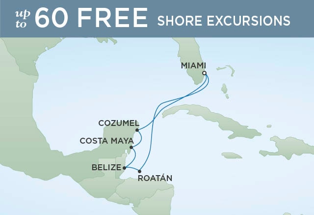 Itinerary Map RSSC Regent Seven Seas Splendor 2023 cruise