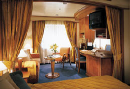 Owner Suite, Penthouse, Grand Suite, Concierge, Veranda, Inside Charters/Groups Silversea Cruise Vista (Above)