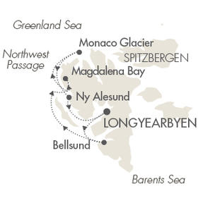 Luxury World Cruise SHIP BIDS Le Boreal July 27 August 3 2025 Longyearbyen, Svalbard And Jan Mayen to Longyearbyen, Svalbard And Jan Mayen