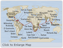 Deluxe Honeymoon Cruises Oceania Insignia January 4 Mars 15 2026 Miami, FL, United States to Singapore, Singapore