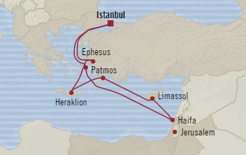 LUXURY CRUISES FOR LESS Oceania Riviera September 22 October 2 2025 Istanbul, Turkey to Istanbul, Turkey