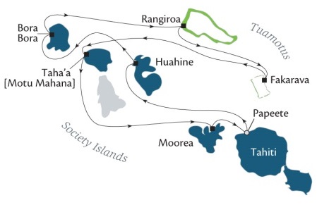 Deluxe Honeymoon Cruises Paul Gauguin March 2-12 2026 Papeete, Tahiti, Society Islands to Papeete, Tahiti