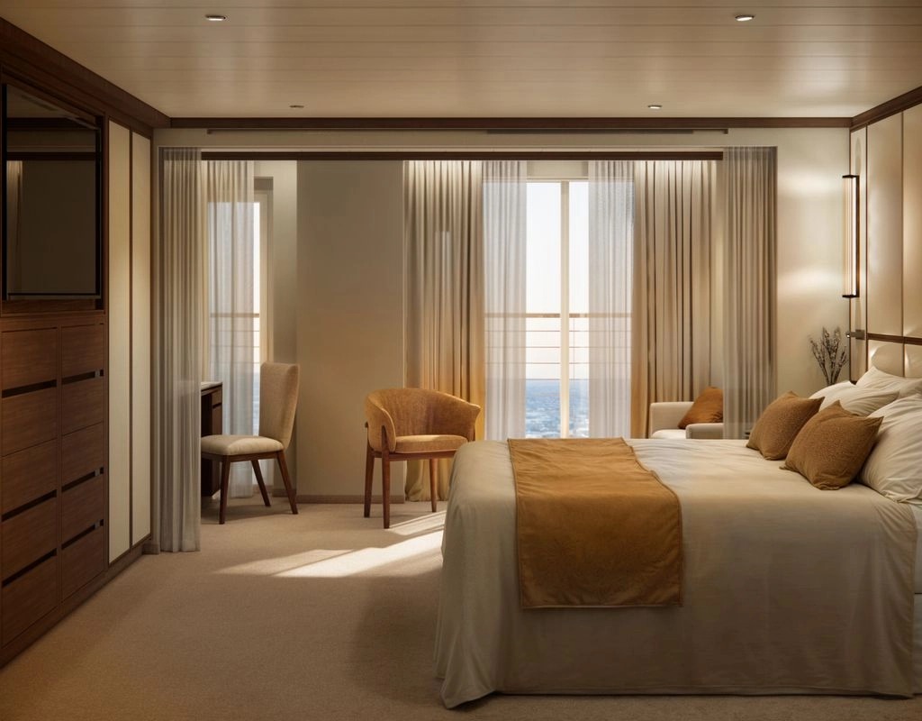 Crystal Cruises Grace Category AQUAMARINE VERANDA SUITES