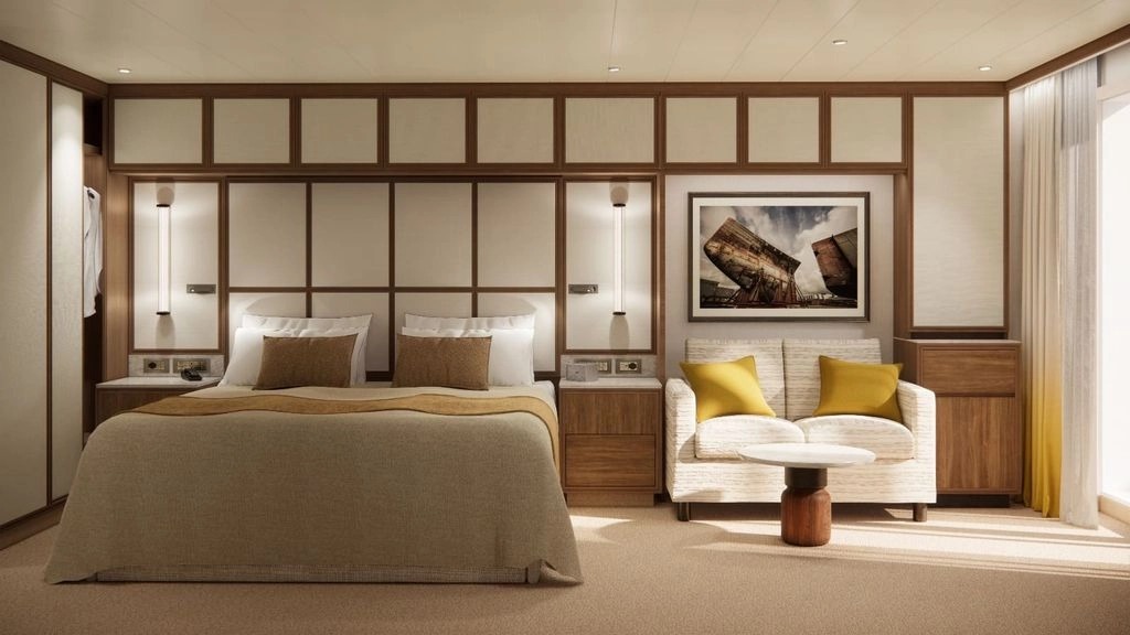 Crystal Cruises Grace Category GUEST ROOM WITH VERANDA