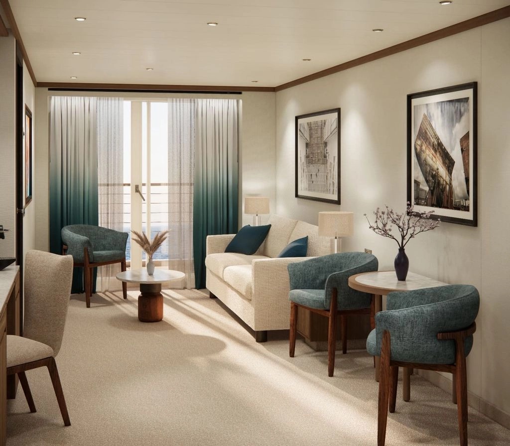 Crystal Cruises Grace Category SAPPHIRE SUITES