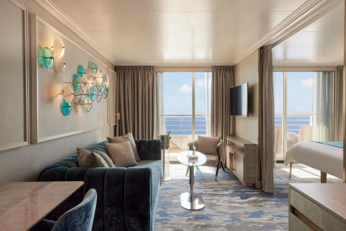 Crystal Cruises Serenity World Cruise Sapphire Veranda Suite - Category GSVM, GSVF