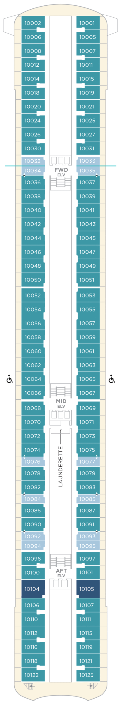 Crystal Cruises Serenity Deck 10