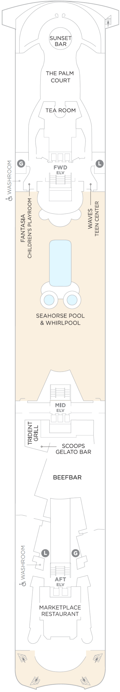 Crystal Cruises Serenity Deck 12