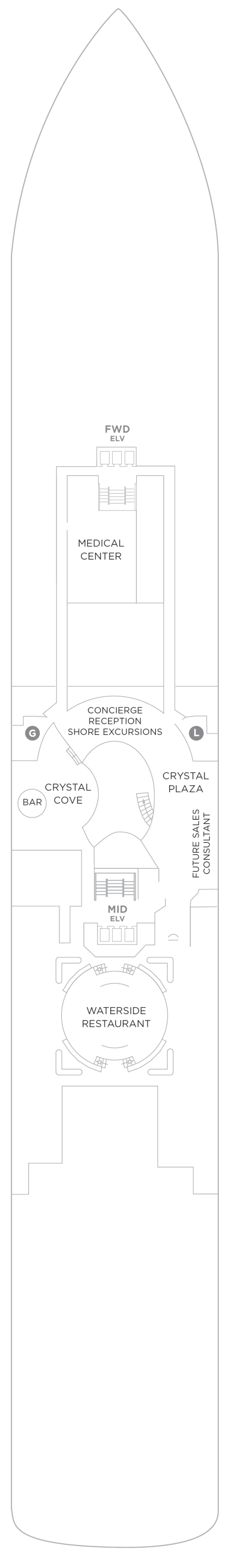 Crystal Cruises Serenity Deck 5