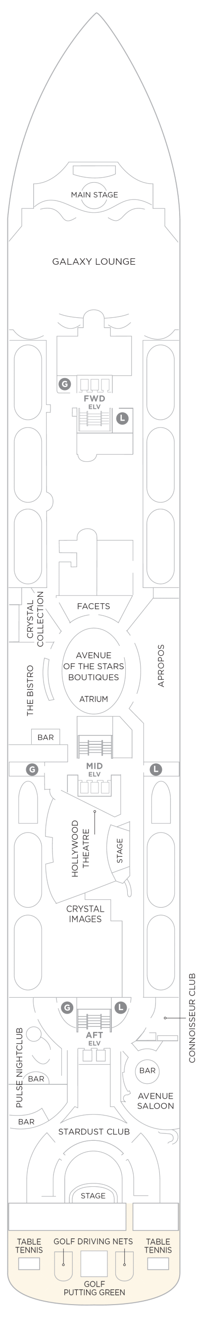 Crystal Cruises Serenity Deck 6
