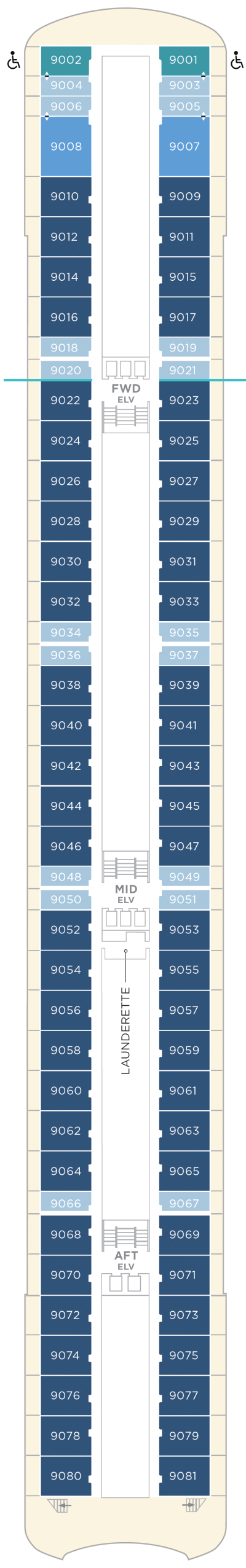 Crystal Cruises Serenity Deck 9