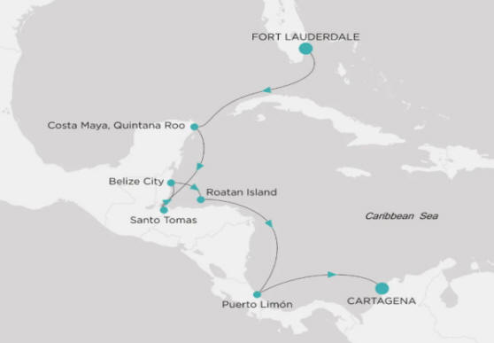 Crystal Cruises Serenity Map Itinerary 2026